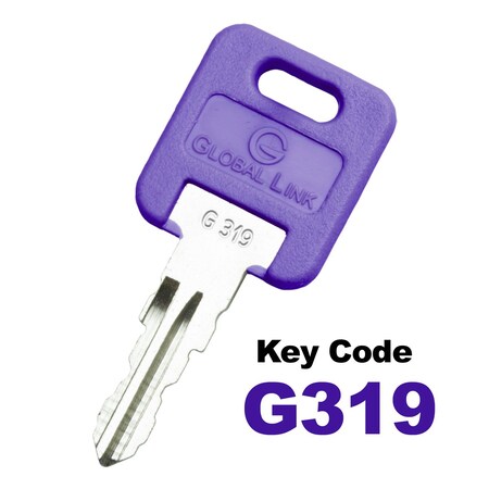 Global RV KEY, G319, Purple, Precut KEY-G319